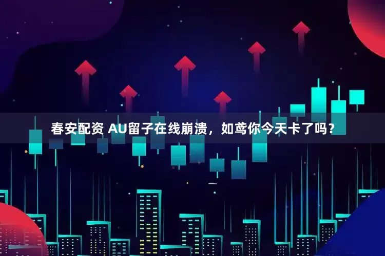 春安配资 AU留子在线崩溃，如鸢你今天卡了吗？